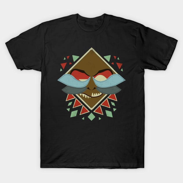 Geometric Bag of Devouring T-Shirt by Milmino